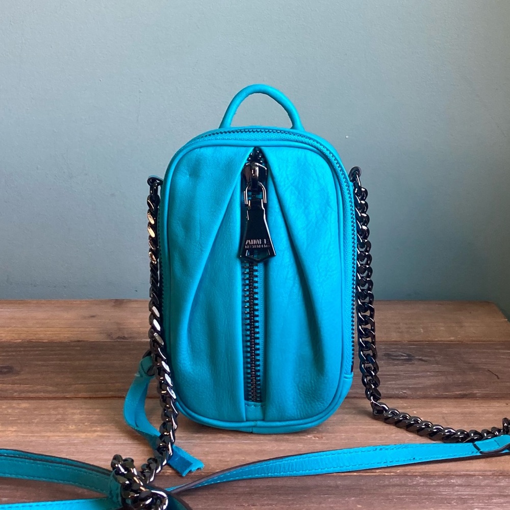 Aimee Kestenberg Mystic Biker Chain Leather Crossbody Bag